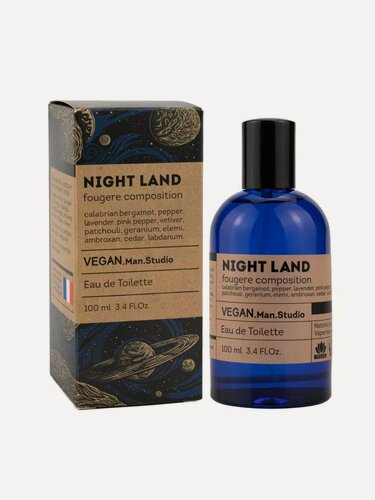 Изображение товара Vegan Man Studio Night Land (Sauvage), вода туалетная мужская, 100мл