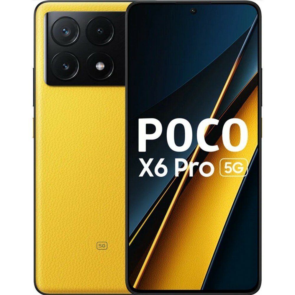 Смартфон Xiaomi POCO X6 Pro 12/512 ГБ Global, Dual nano SIM, Yellow
