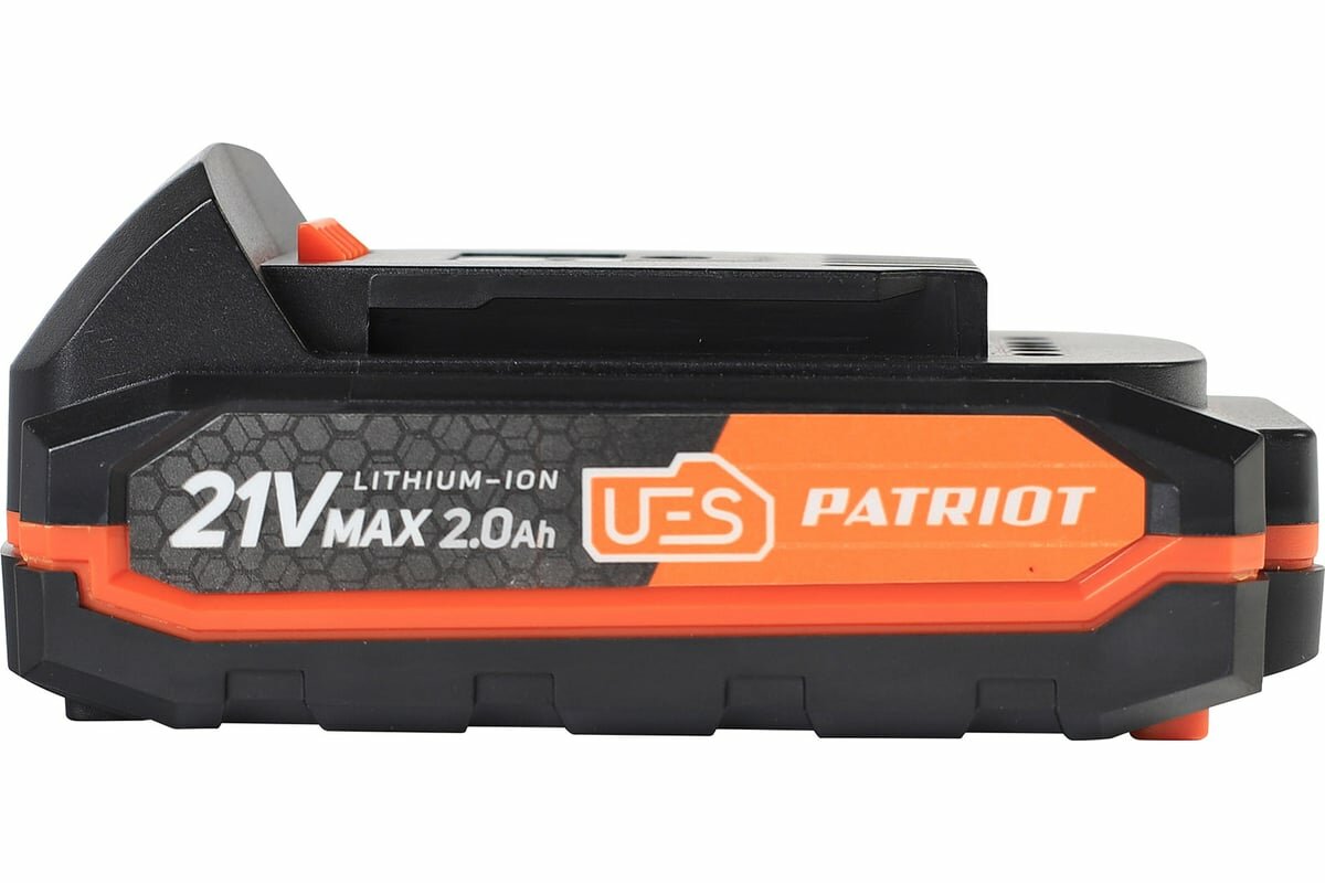 Изображение Батарея аккумуляторная PB BR 21V(Max) Li-ion UES 2.0 Ah, тонкая зарядка Patriot 180301122