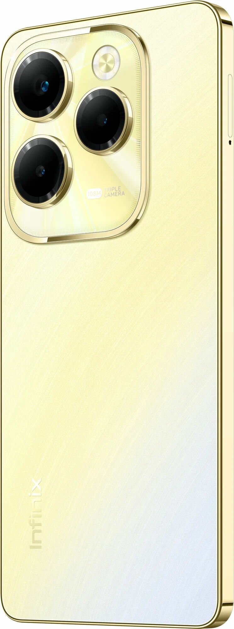Смартфон INFINIX HOT 40 Pro 8/256 LTE диагональ экрана 6.78 дюйм, Dual sim gold — фото 1
