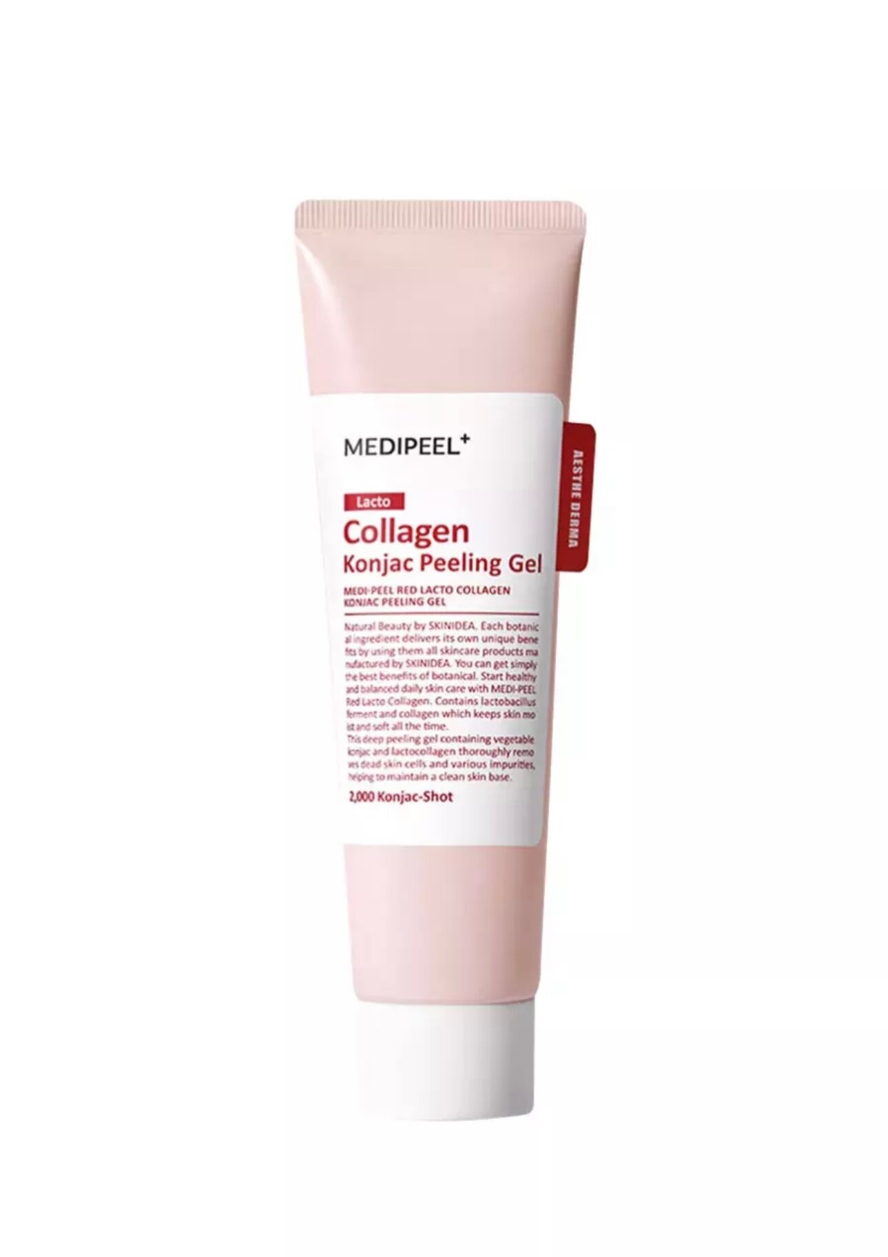 MEDI PEEL Пилинг-скатка для гладкости кожи с коллагеном Medi-Peel Red Lacto Collagen Konjac Peeling Gel 95 мл