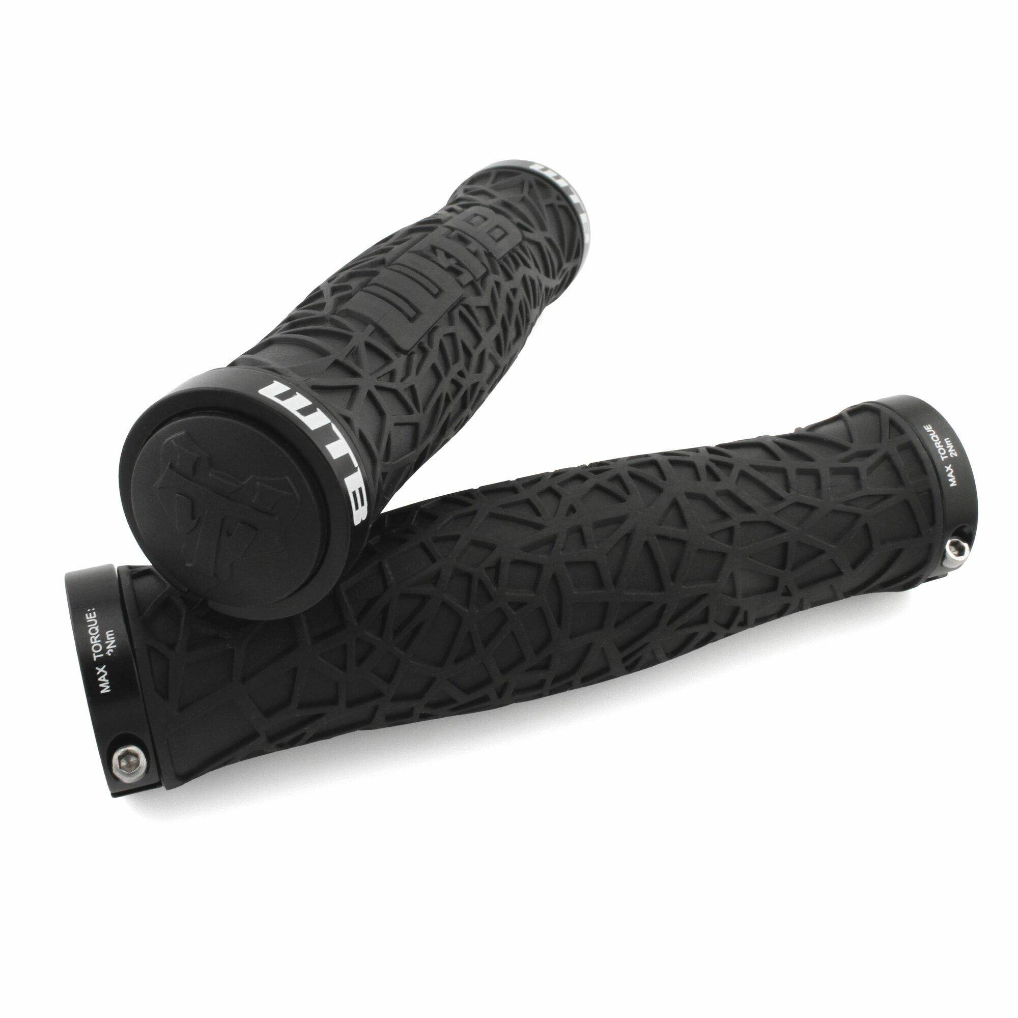 Грипсы на руль велосипеда WTB Ace Grip, 14 см, двойной зажим, чёрные — фото 1