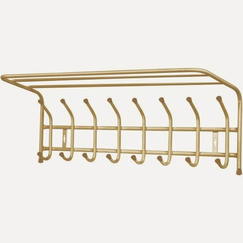 Изображение товара Вешалка настенная Nika золотой 800х265х240мм, ВП8/З