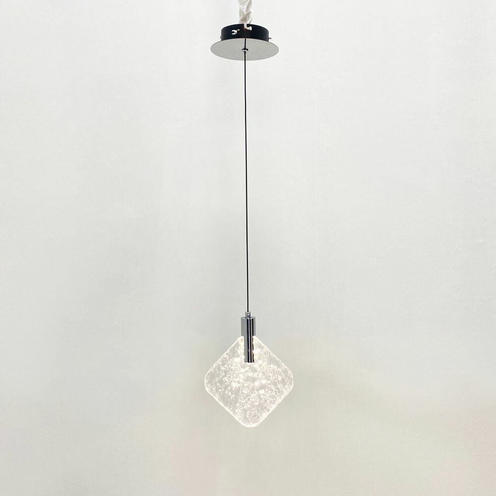 Подвесной светодиодный светильник золотой регулируемая высота