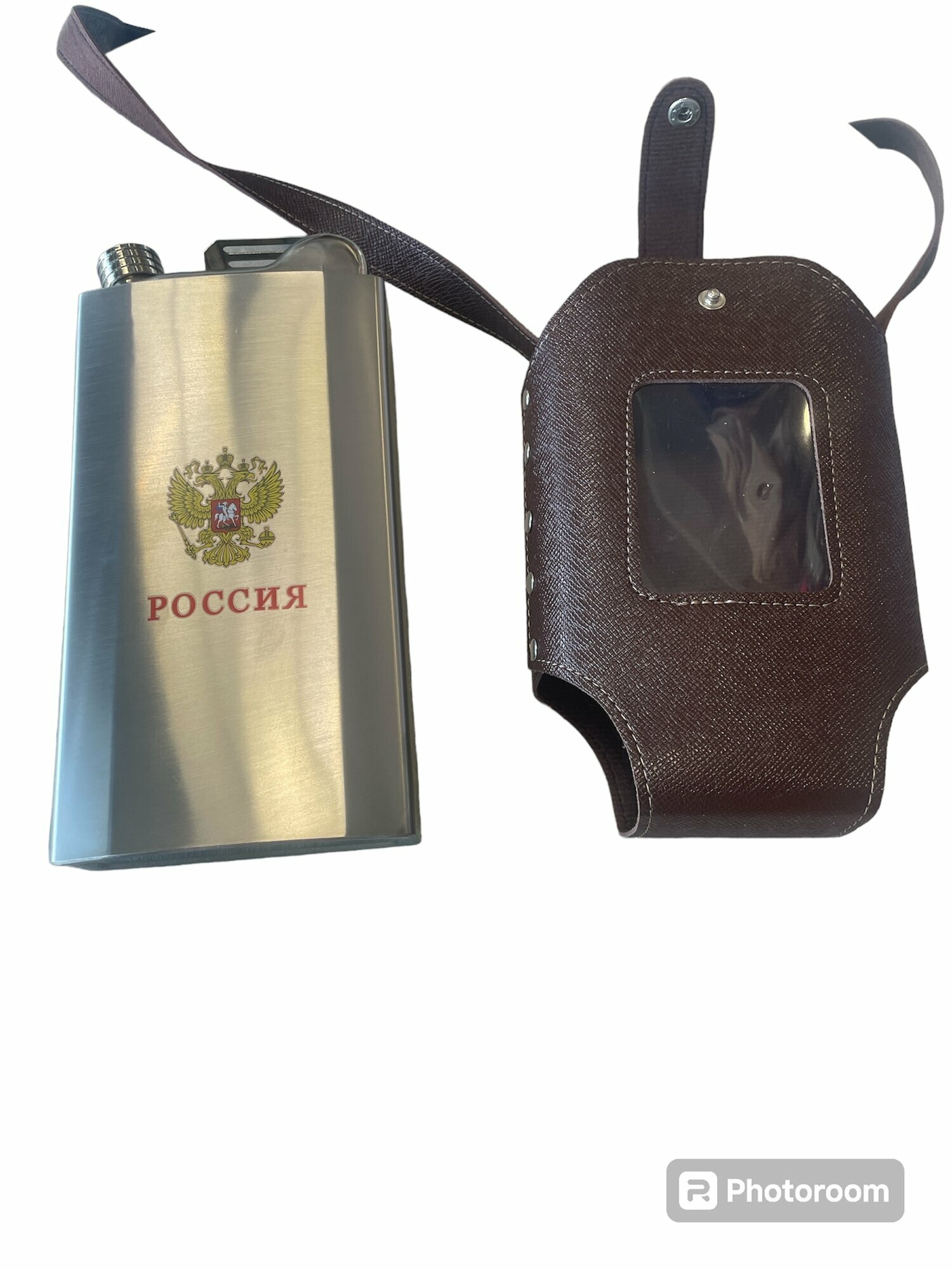 Фляга Россия с Гербом, похожа на канистру объемом 1л