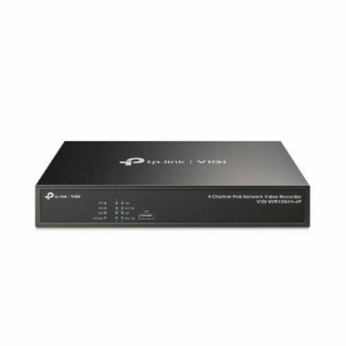 TP-Link Видеорегистратор VIGI NVR1004H-4P 4-канальный сетевой видеорегистратор с поддержкой PoE 10078₽