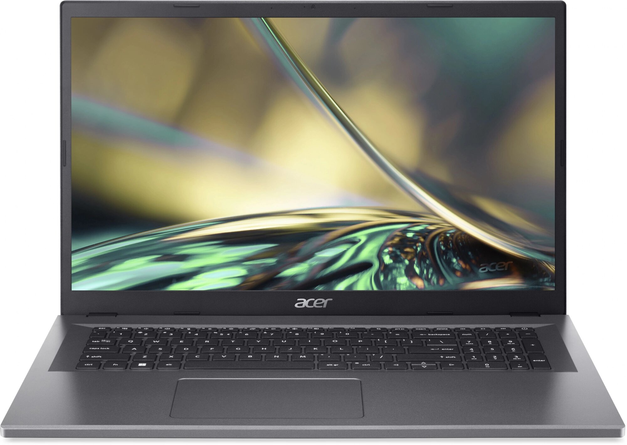 ACER Ноутбук Acer Aspire 3 A317-55P-C3XL N100 8Gb SSD512Gb Intel UHD Graphics 17.3" IPS FHD (1920x1080) без ОС silver WiFi BT Cam (NX. KDKCD.00J) NX. KDKCD.00J