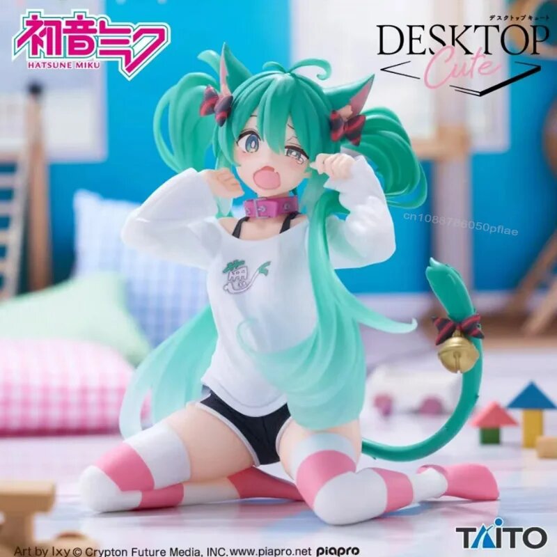 Фигурка Hatsune Miku Taito Desktop Cute Neko 13CM Cat ear Miku