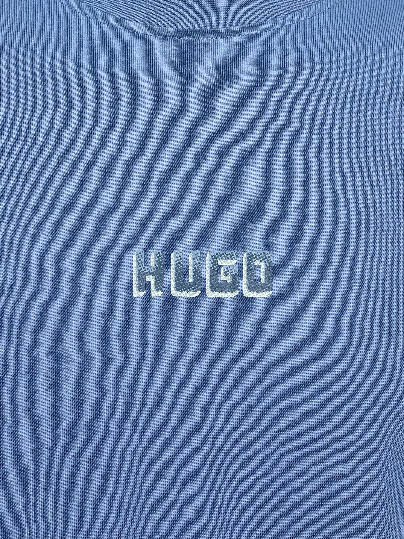 Футболка HUGO, размер M, синий — фото 1