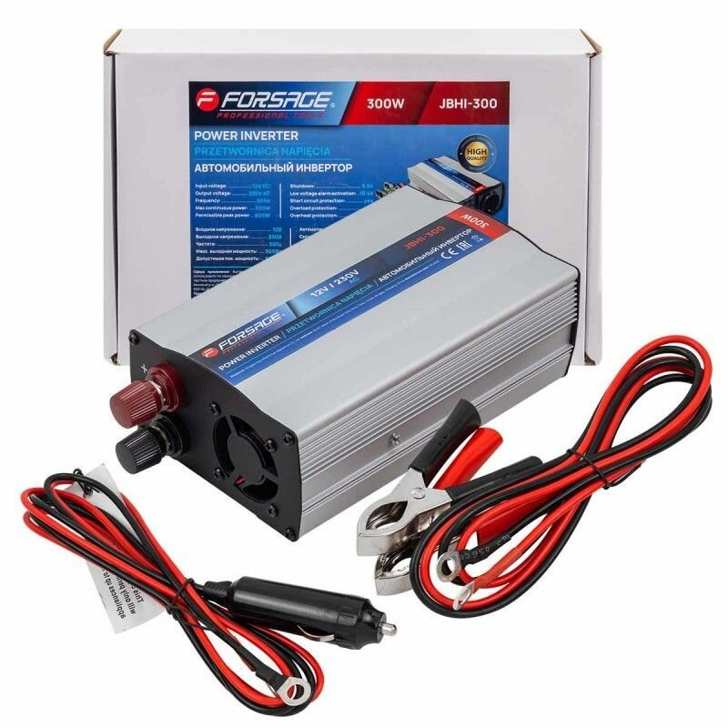Инвертор (преобразователь напряжения) (max выход. мощность 300Вт) Forsage
