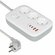 Сетевой фильтр TFN POWER1 TFN-POWER1WH, с USB, 3 розетки, заземле...