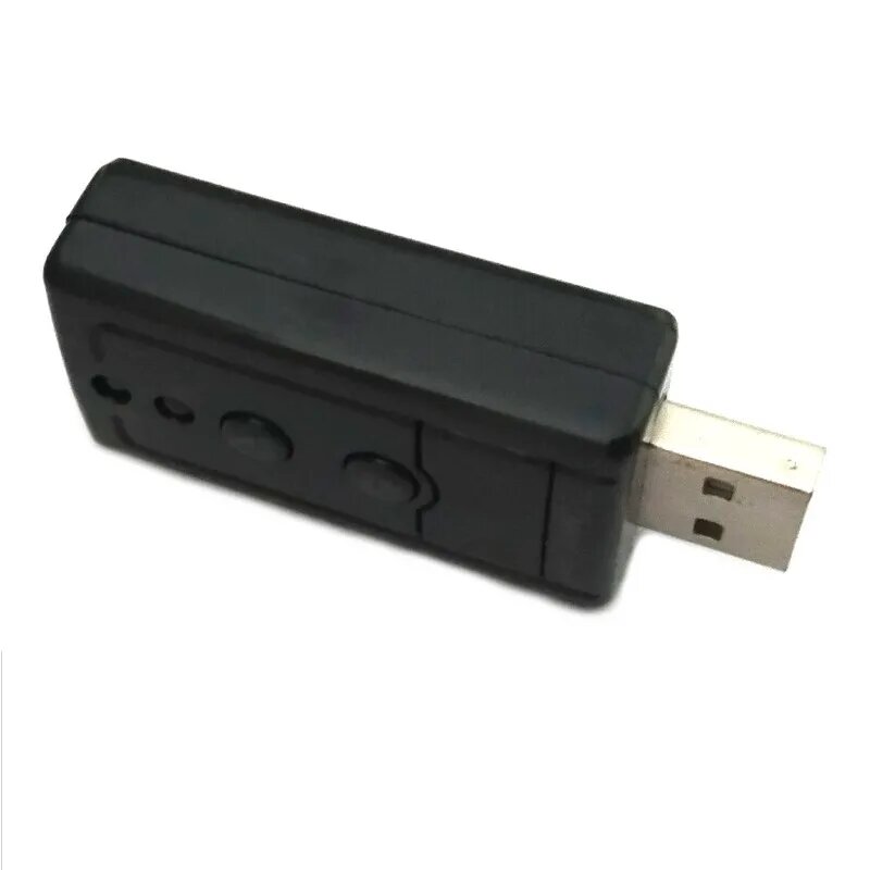 Внешняя звуковая карта USB 7.1/адаптер для наушников с микрофоном/аудио адаптер/переходник для наушников — фото 1