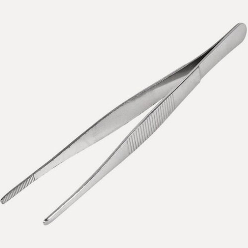 Изображение товара Пинцет Rexant прямой, рифленый 160 мм (блистер)