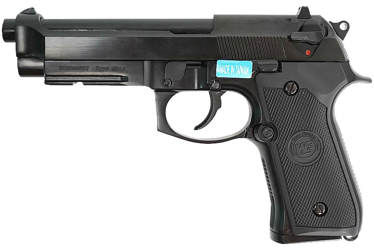 Пистолет WE-M012-BOX-BK Beretta M9A1 Gen 2 (New, металл, Rail) Black