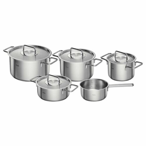 Набор кастрюль Fissler Pure из 5 предметов сталь нержавеющая 98740₽