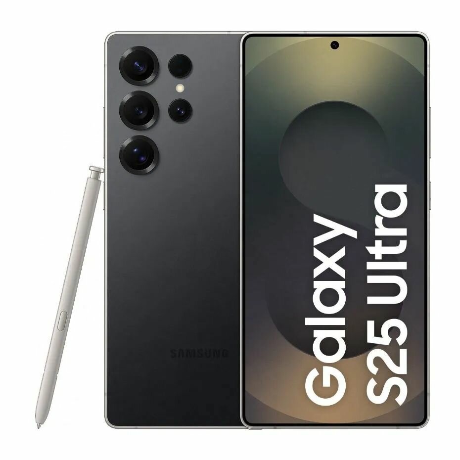 Смартфон Samsung Galaxy S25 Ultra 12/256 ГБ, Dual: nano SIM + eSIM, черный
