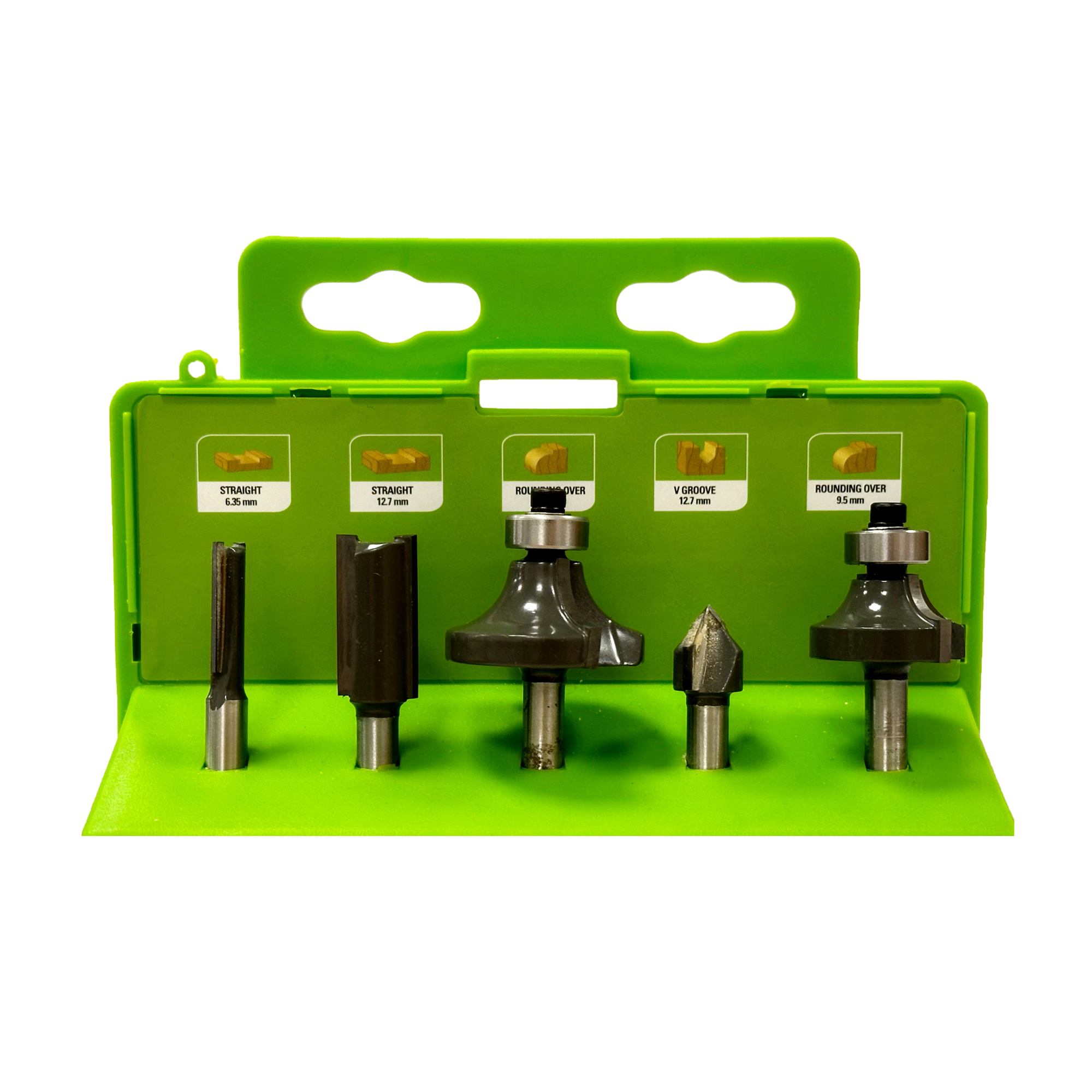 Набор фрез Greenworks с хвостовиком (1/4