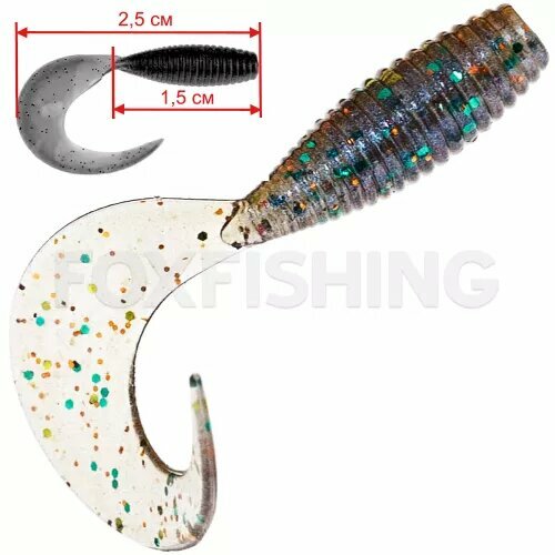 Силиконовая приманка Pontoon 21 Homunculures Jilt 1 №414 2.5см. 10шт.