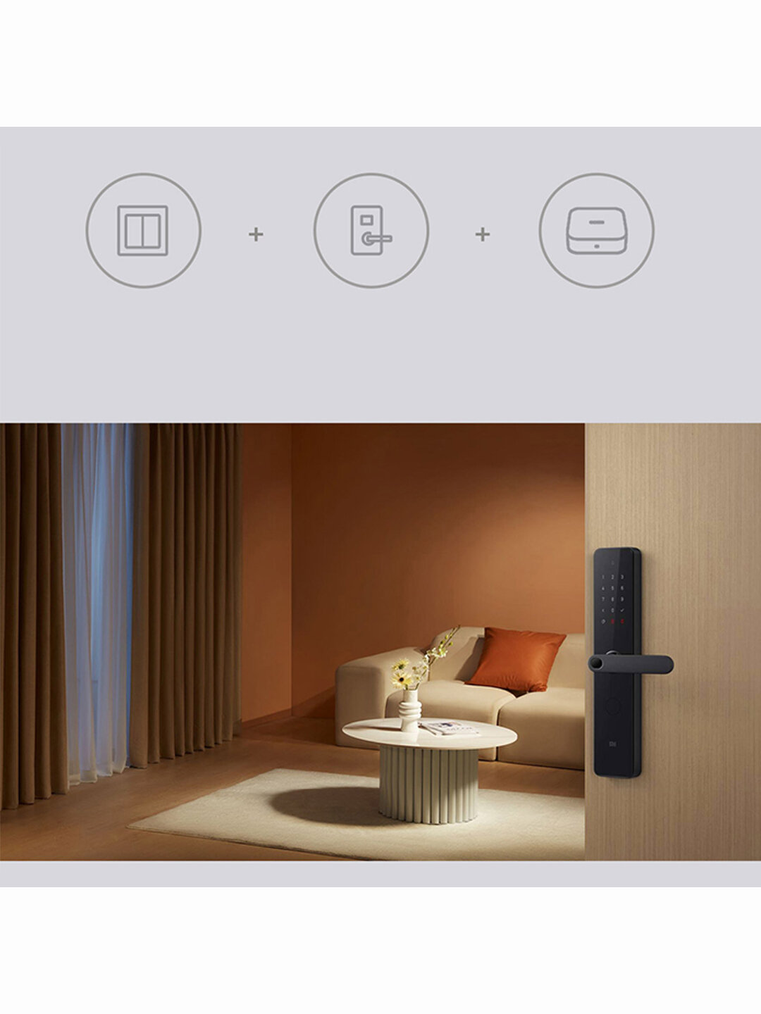 Выключатели Xiaomi Умный выключатель одноклавишный Xiaomi Mijia Smart Switch BLE Single Fire White (DHKG01CM)