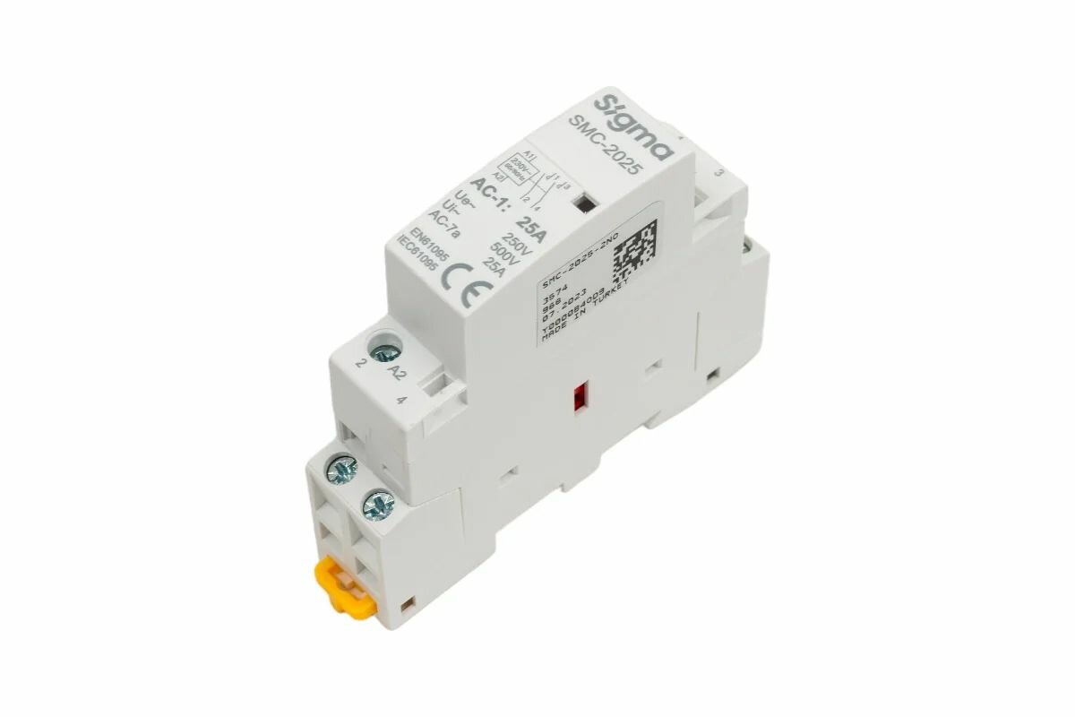 Модульный контактор 2 NO 25A Sigma Elektrik SMC-2025-2NO — фото 1