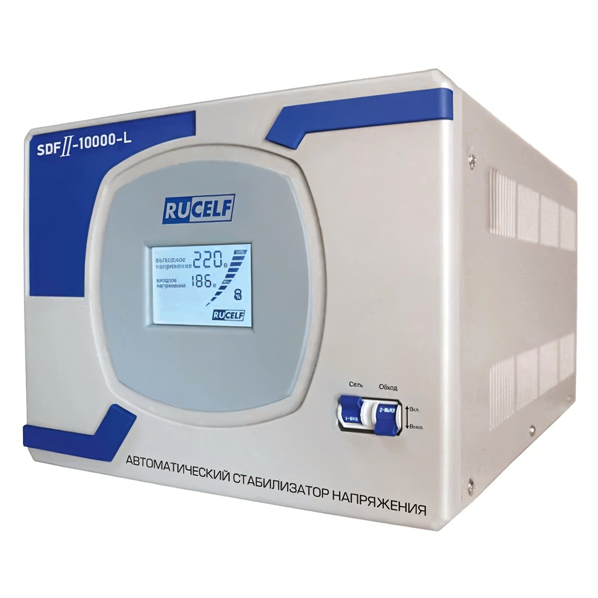 Стабилизатор напряжения электромеханический RUCELF SDFII-10000-L 10000 ВА