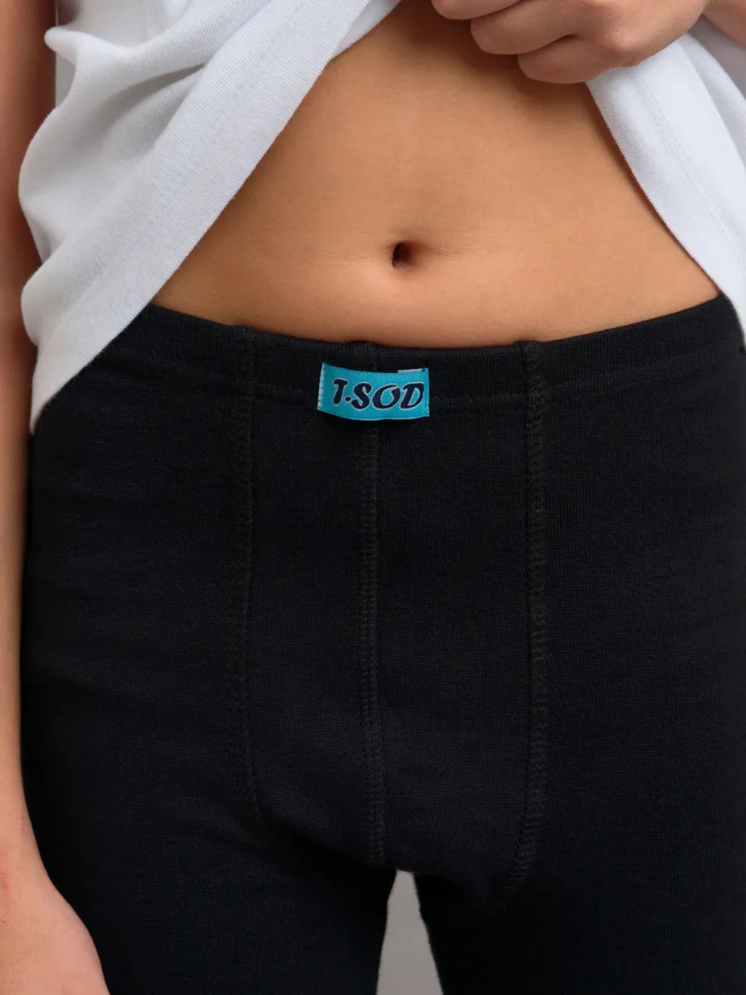 Кальсоны , размер 152-158, черные — фото 1