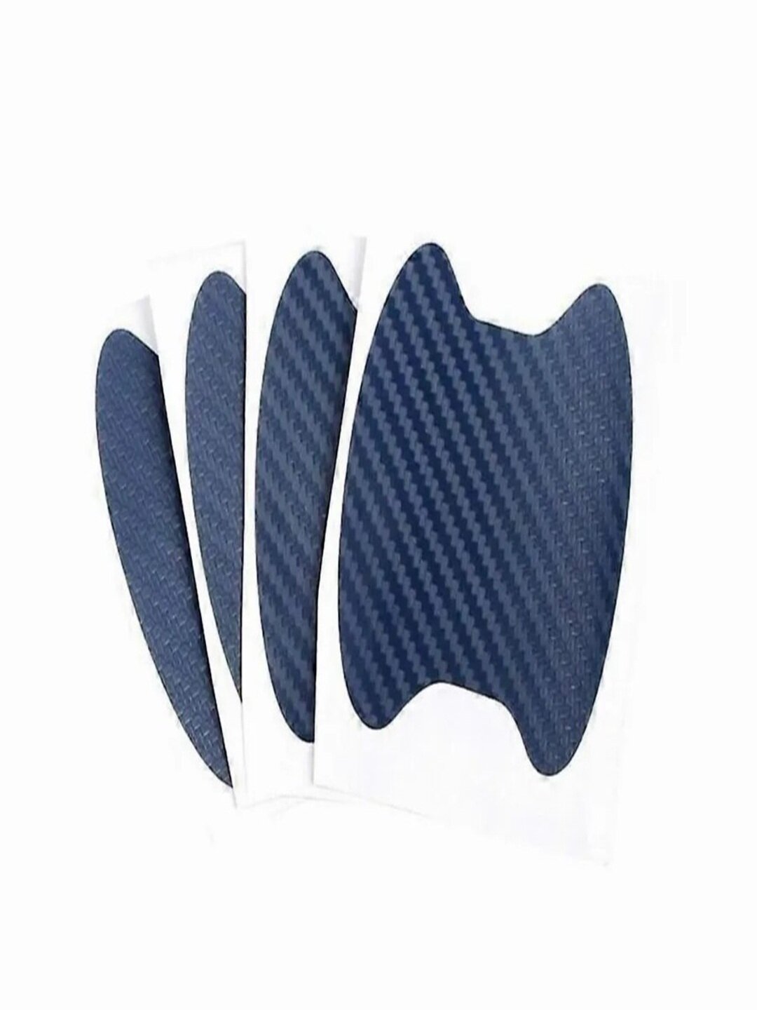 Светоотражающая защитная наклейка на ручку, зеркало, дверь 4шт