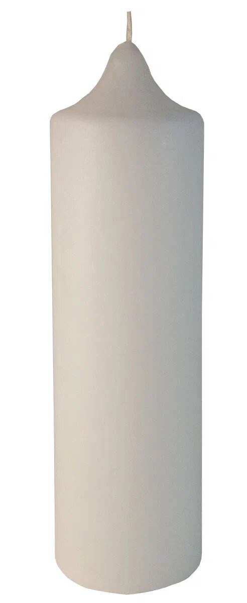 Свеча Мир Свечей "Столбик", цилиндрическая, парафин, без аромата, 5х14 см — фото 1