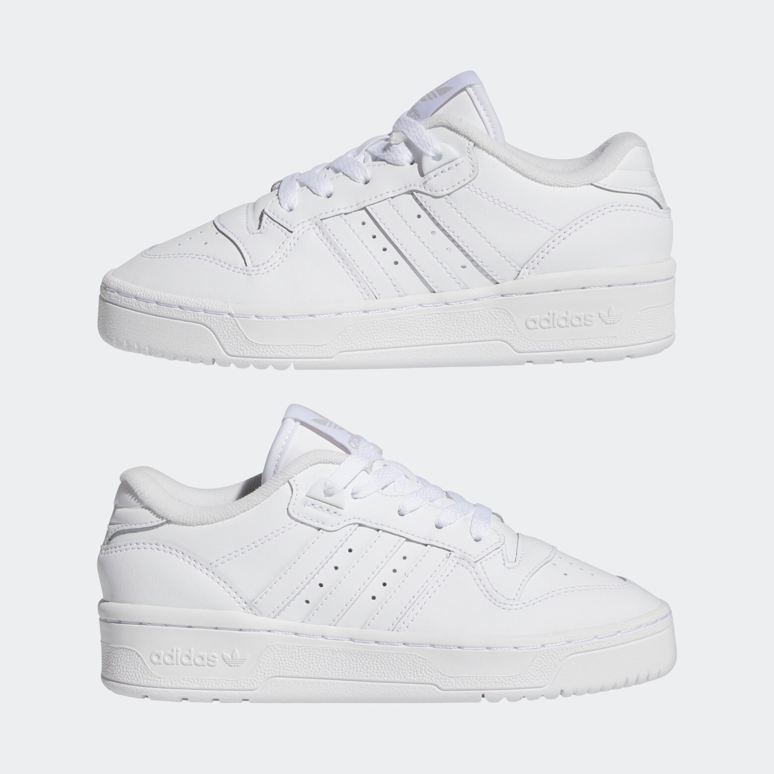 Кроссовки adidas Originals Rivalry Low, размер 4,5 UK, белый, — фото 1
