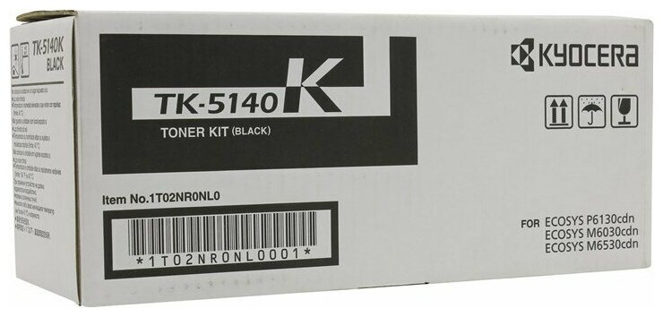 Тонер-картридж KYOCERA TK-5140K 7000 стр. Black для P6130cdn/M6x30cdn