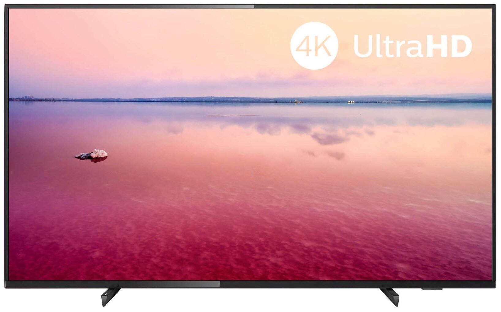 50" Телевизор Philips 50PUS6704 2019 LED, HDR, черный глянцевый