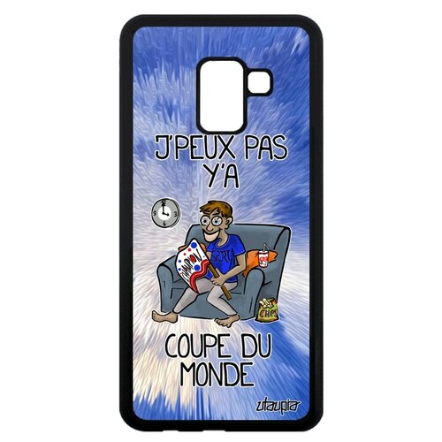 фото Чехол на galaxy a8 2018, "не могу - кубок мира!" карикатура юмор utaupia