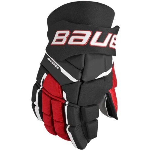 Перчатки хоккейные BAUER Supreme M3 S23 SR 1061898 (14 / черный-красный)