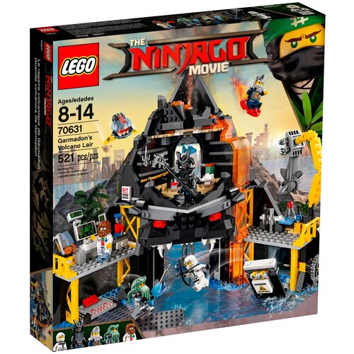 Конструктор LEGO The Ninjago Movie 70631 Логово Гармадона в жерле вулкана, 521 дет.