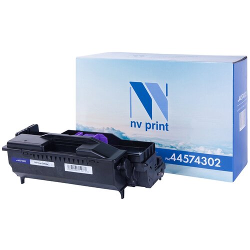 Картридж NV Print 44574302 для Oki, 25000 стр, черный барабан nvp совместимый nv 101r00474 du птв