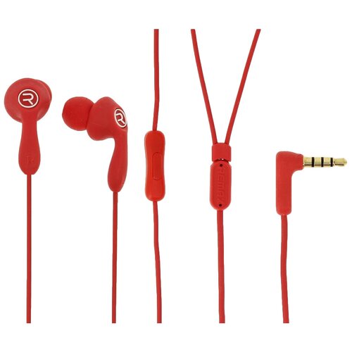 Проводные наушники Remax RM-505, red проводные наушники remax rm 610da metal wired earphone for music вход type c 1 2m black