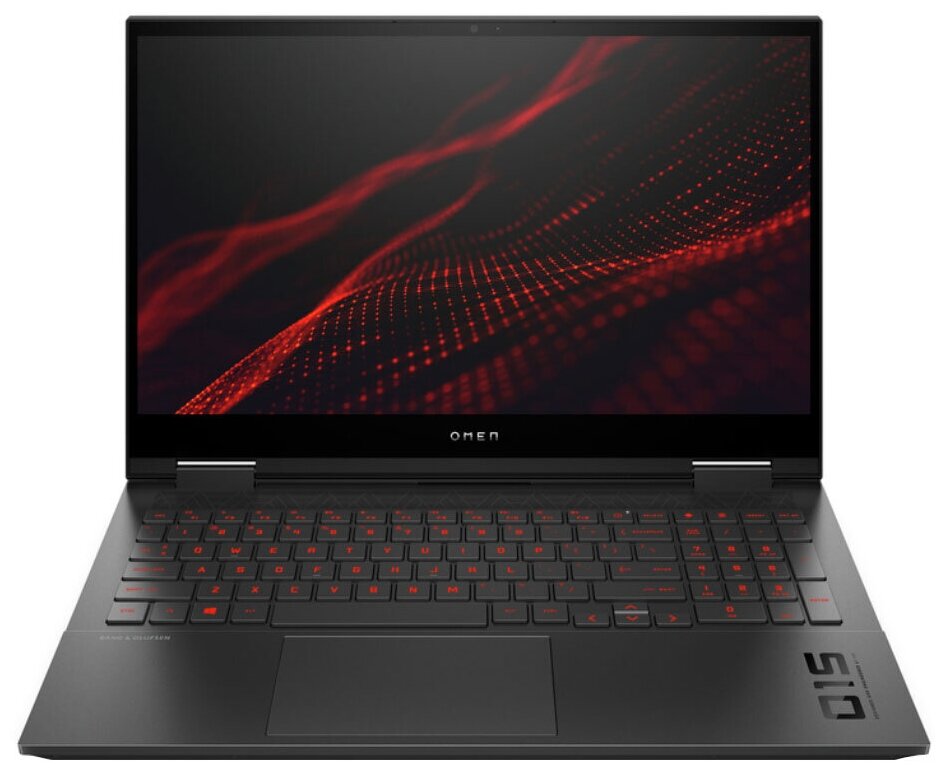 15.6" Ноутбук HP OMEN 15-ek0051ur 1920x1080, Intel Core i5 10300H 2.5 ГГц, RAM 16 ГБ, DDR4, SSD 512 ГБ, NVIDIA GeForce RTX 2060, Windows 10 Home, 2X0K4EA, таинственный черный