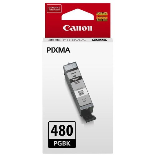 Картридж Canon PGI-480PGBK, 2077C001, 200 стр, черный картридж cli 481bk xl для canon pixma ts704 ts9540 ts9140 ts8340 2047c001 sakura черный