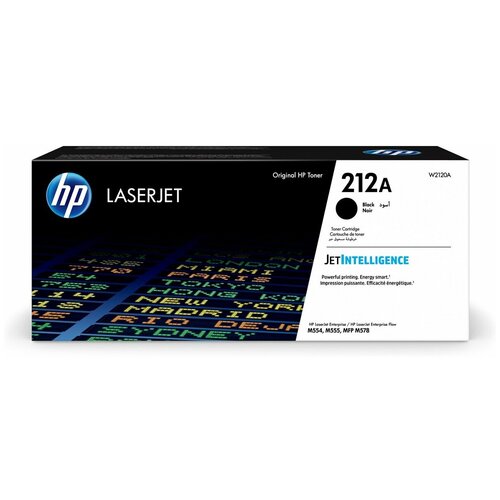 Картридж HP 212A Black, 5500 стр, черный картридж tonerman w2121a 212a без чипа для hp color laserjet m554 m554dn m555 m555dn m555x m578 m578c enterprise