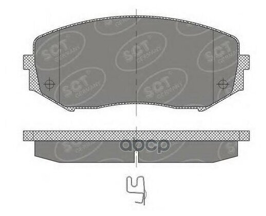 Колодки Тормозные Дисковые SCT арт. SP482