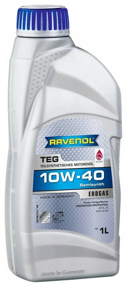 Моторное масло RAVENOL TEG SAE 10W-40 ( 1л)