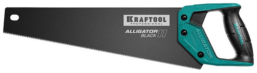 KRAFTOOL Alligator Black 11 450 мм, Ножовка для точного реза (15205-45) - фотография № 1