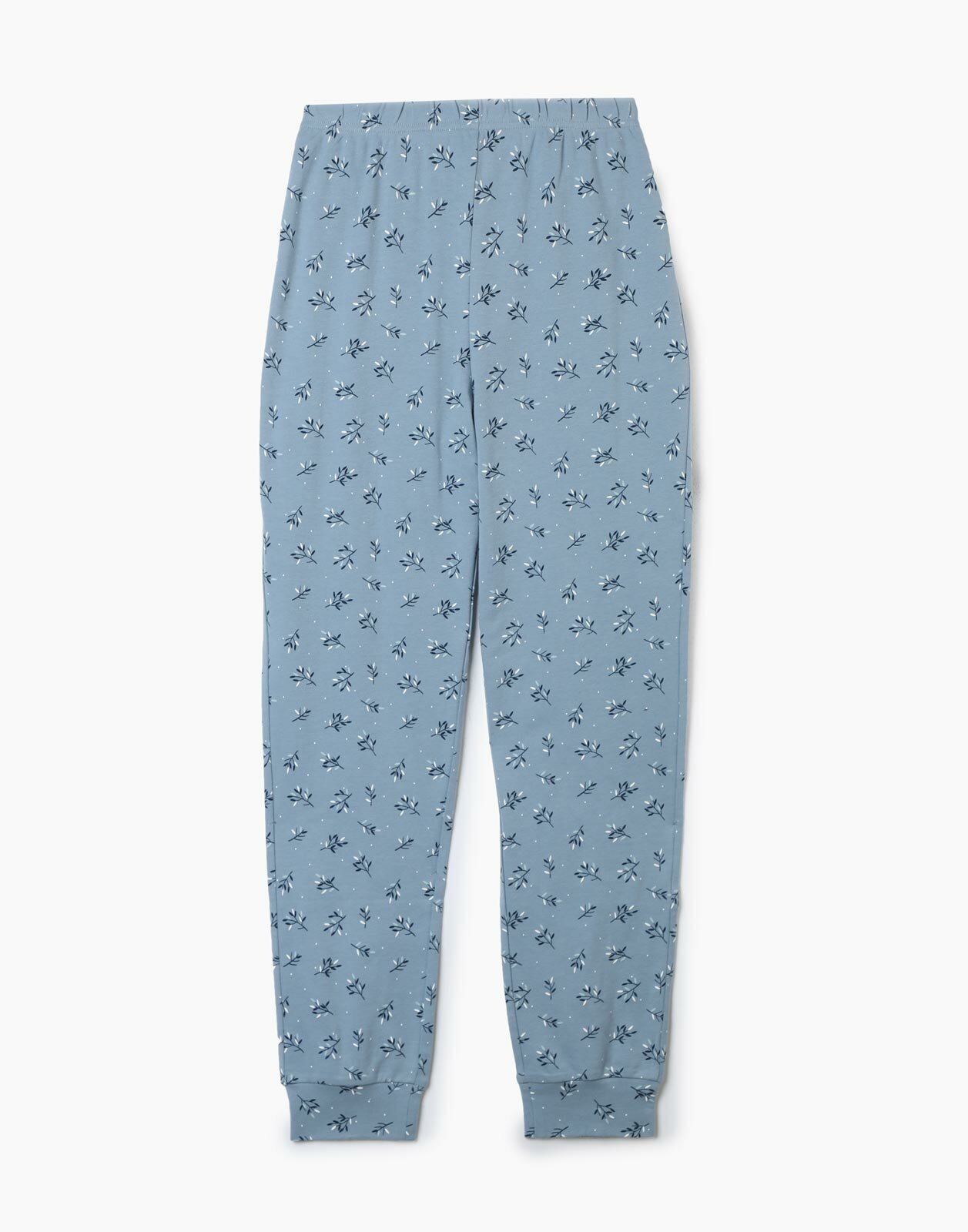 Синие пижамные брюки Jogger с цветочным принтом, S/164 (42)