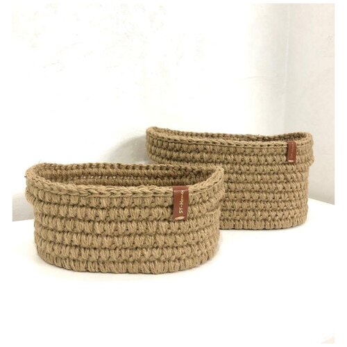 Набор корзинок из джута 