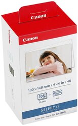 Набор для печати Canon KP-108IN 3115B001 10x15/108л./белый