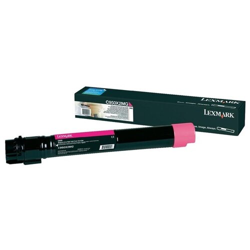 Картридж Lexmark C950X2MG, 22000 стр, пурпурный картридж lexmark x950x2mg 22000 стр пурпурный