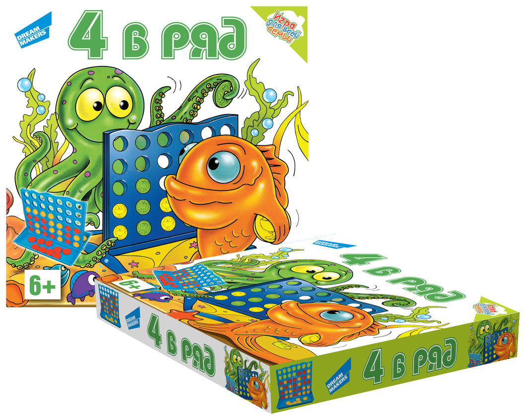 Настольная игра Dream Makers Board Games 4 в ряд (707-16) - фото №2