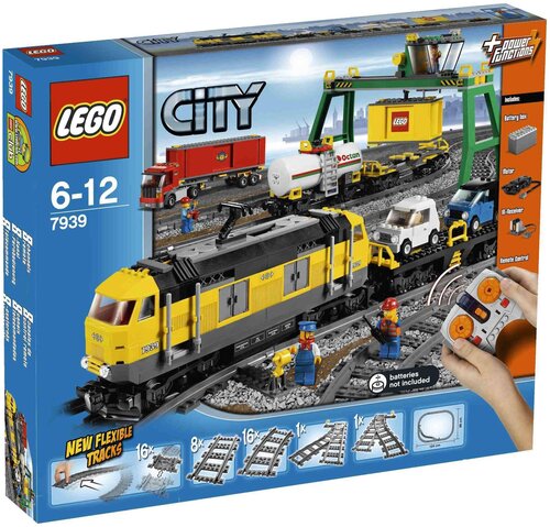 Конструктор LEGO City 7939 Грузовой поезд, 839 дет.