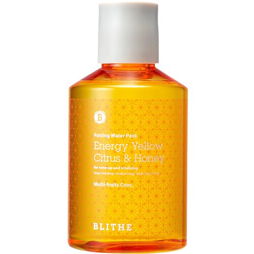 BLITHE Сплэш-маска для сияния Energy Yellow Citrus&Honey, 250 г, 150 мл