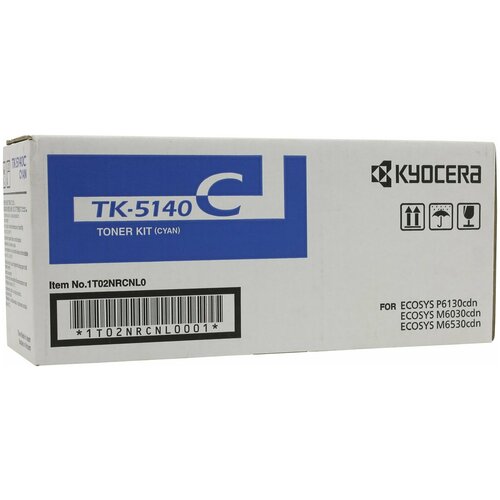 Тонер картридж Kyocera TK-5140C для ECOSYS P6130cdn/M6x30cdn (5000 стр.)